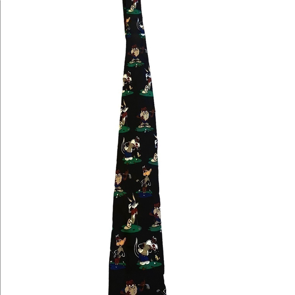 𝅺loony Tunes Tie from 1996 approximate 57 inches